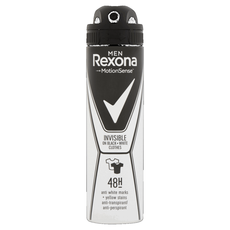 REXONA férfi deo 150 ml Invisible Black&White
