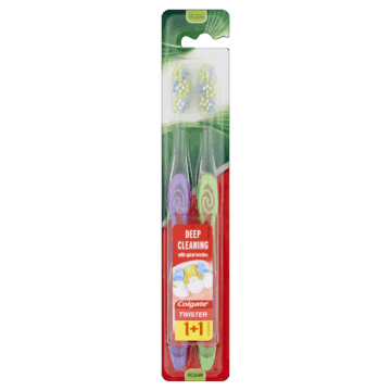 Colgate fogkefe Twister Medium Duo