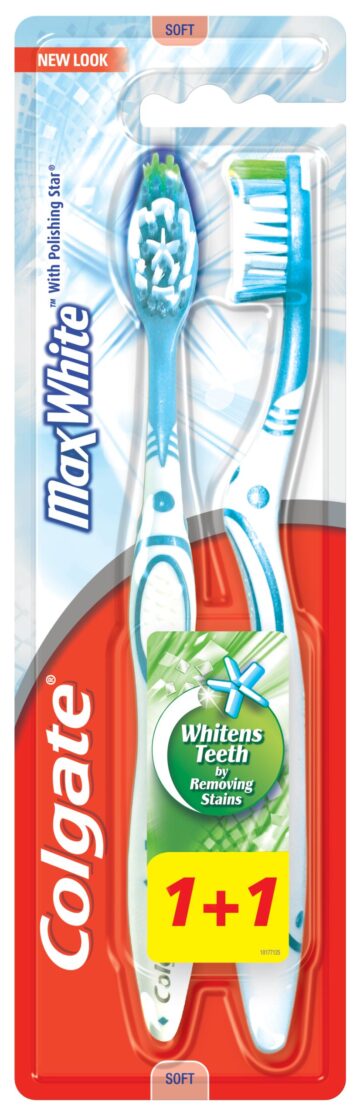 Colgate fogkefe Max white lágy 1+1