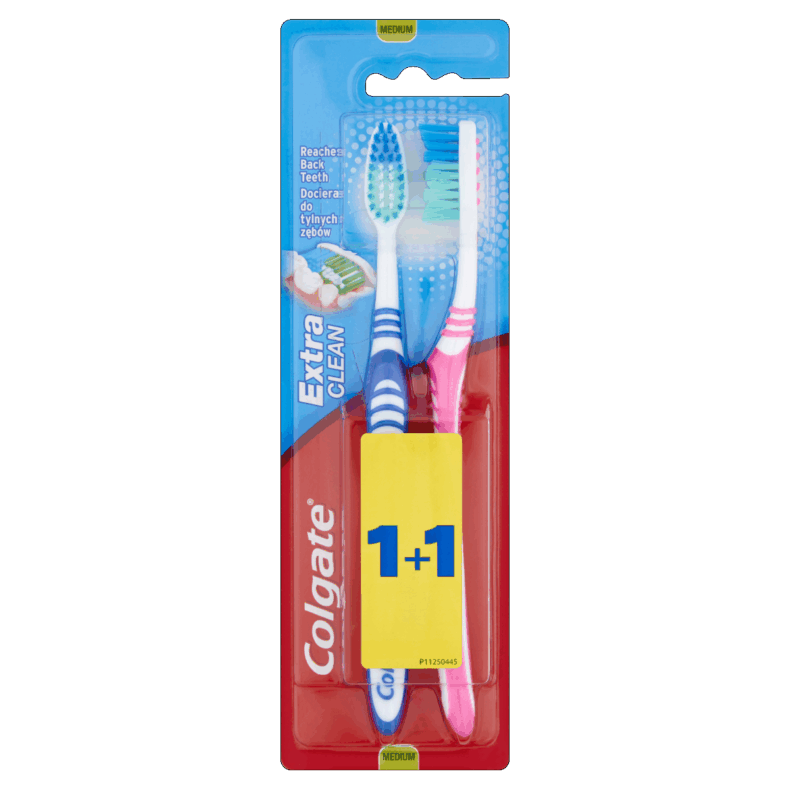 Colgate fogkefe Extra clean 1+1