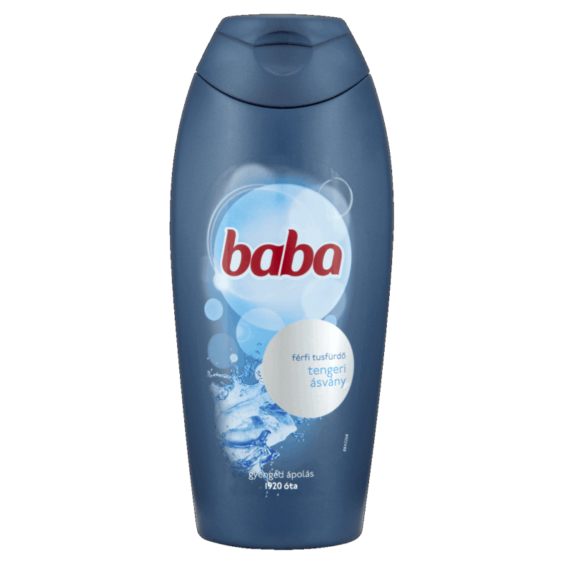 BABA férfi tusfürdő 400 ml Tengeri ásvány