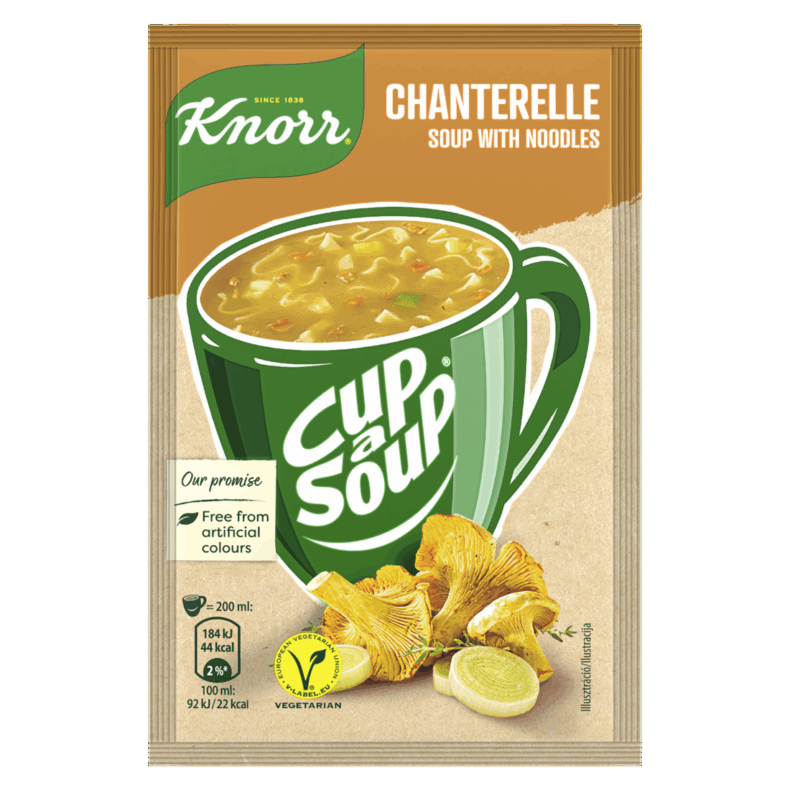 Knorr Cup a Soup bögrés instant rókagombakrémleves tésztával 13 g