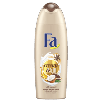 Fa tusfürdő 250 ml Creme&Oil Kakaóvaj és kókuszolaj