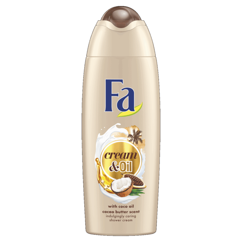Fa tusfürdő 250 ml Creme&Oil Kakaóvaj és kókuszolaj