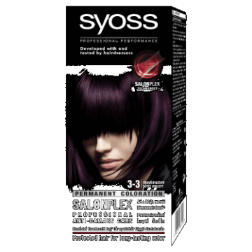 Syoss Color tartós hajfesték 3-3 sötét violett