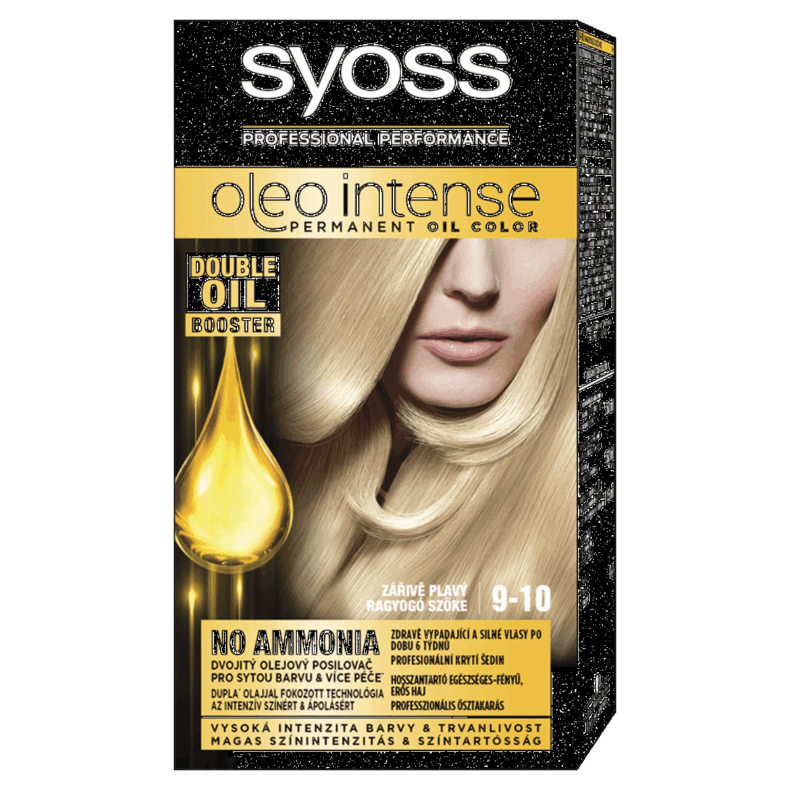 Syoss Color Oleo intenzív olaj hajfesték 9-10 ragyogó szőke