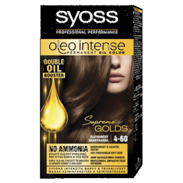 Syoss Color Oleo intenzív olaj hajfesték 4-60 aranybarna