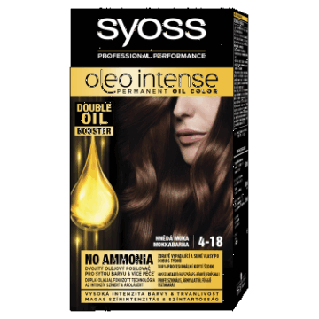 Syoss Color Oleo intenzív olaj hajfesték 4-18 mokka barna
