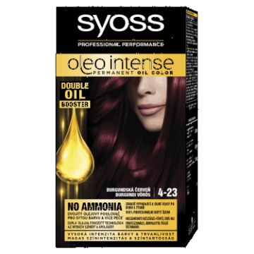 Syoss Color Oleo intenzív olaj hajfesték 4-23 burgundi vörös