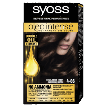 Syoss Color Oleo intenzív olaj hajfesték 4-86 csokoládé barna