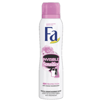 Fa izzadásgátló deospray 150 ml Invisible Sensitive