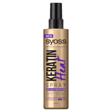 Syoss hajformázó spray 200 ml hővédő Keratin