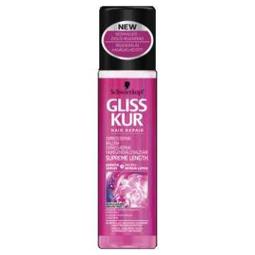 Gliss hajregeneráló balzsam 200 ml Express Repair Supreme Length hosszú hajra