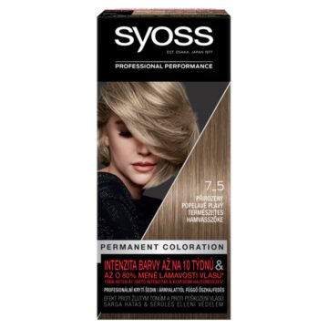 Syoss Color tartós hajfesték 7-5 Természetes hamvasszőke