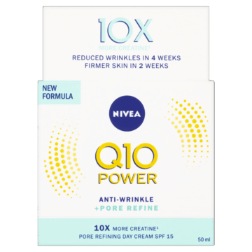 NIVEA Q10 POWER nappali arckrém 50 ml pórusfinomító ránctalanító
