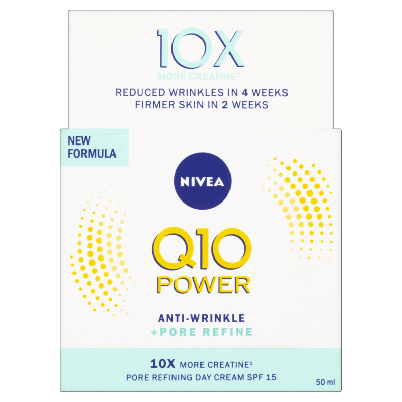 NIVEA Q10 POWER nappali arckrém 50 ml pórusfinomító ránctalanító