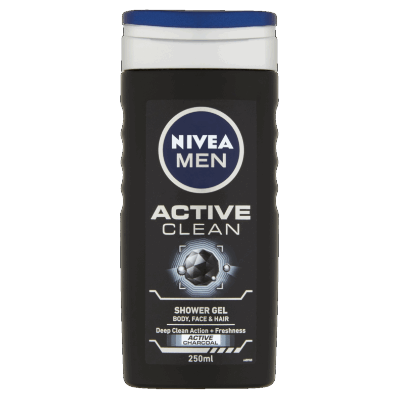 NIVEA MEN tusfürdő 250 ml Active clean