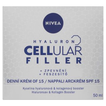 NIVEA Hyaluron Cellular Filler ránctalanító nappali arckrém SPF15 50 ml