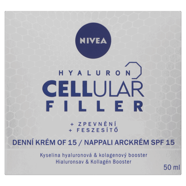 NIVEA Hyaluron Cellular Filler ránctalanító nappali arckrém SPF15 50 ml