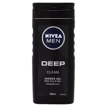 NIVEA MEN tusfürdő 250 ml Deep Clean