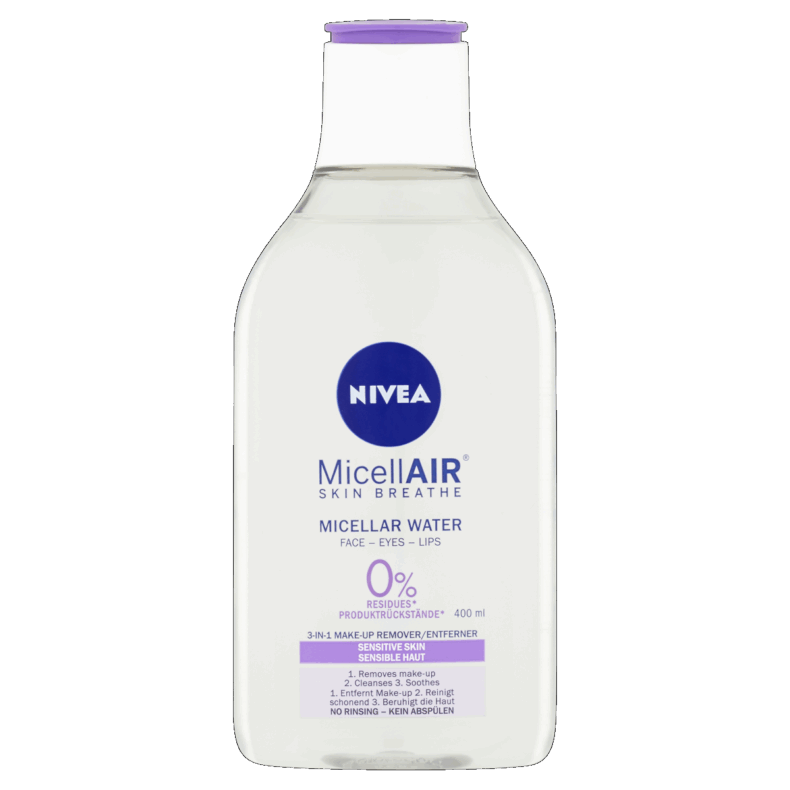 NIVEA micellás arctisztító 400 ml Nyugtató Ápoló érzékeny bőrre