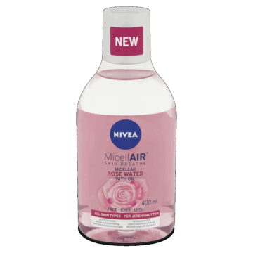 NIVEA micellás víz 400 ml Kétfázisú Rózsavizes