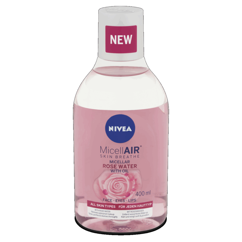 NIVEA micellás víz 400 ml Kétfázisú Rózsavizes