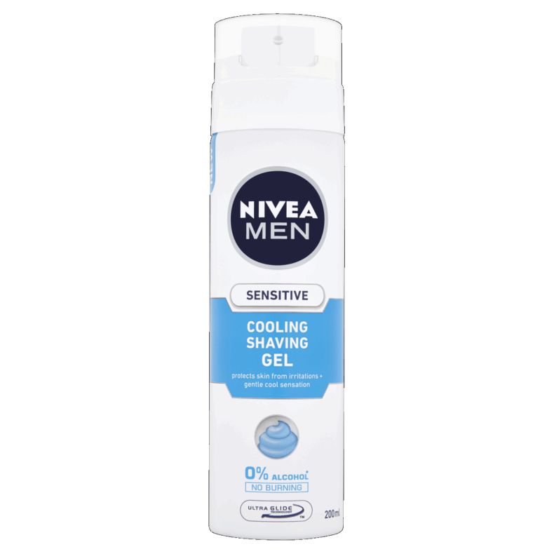 NIVEA MEN borotvagél 200 ml Sensitive Cooling
