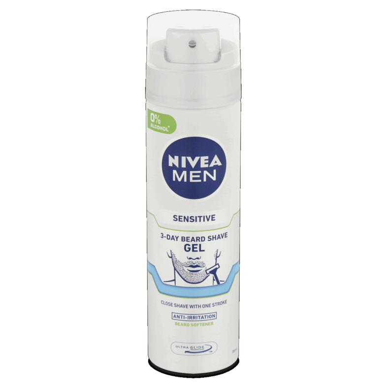 NIVEA MEN borotvagél 200 ml Sensitive 3-Day Beard
