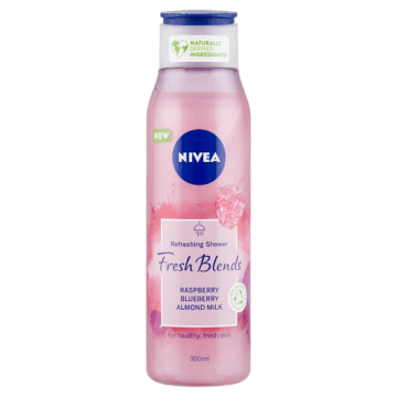 NIVEA tusfürdő 300 ml Fresh Blends Raspberry Blueberry Almond Milk