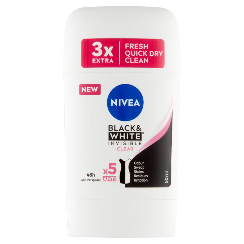 NIVEA deo stift 50 ml Black&White Invisible Clear