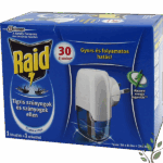 Raid Elektromos szúnyogirtó készülék és utántöltő 21 ml illatmentes 30 éjszakás
