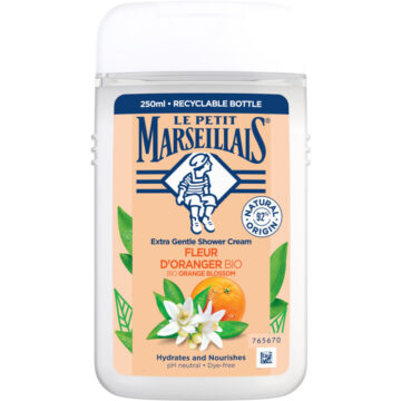 Le Petit Marseillais krémtusfürdő 250 ml Organikus narancsvirág