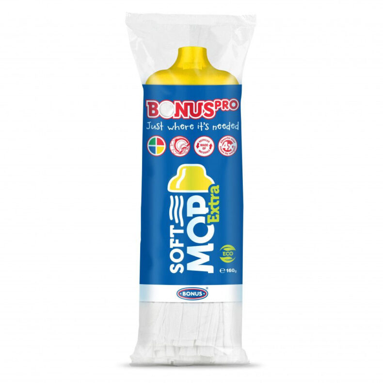 BonusPRO felmosófej SoftMOP Extra 160 g sárga