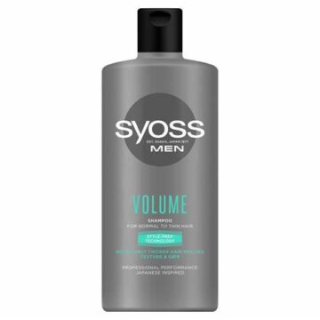 Syoss sampon 440 ml Men Volume vékonyszálú hajra