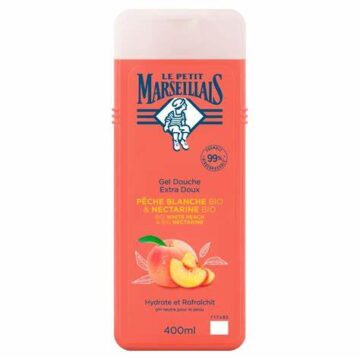 Le Petit Marseillais krémtusfürdő 400 ml Őszibarack & organikus nektarin