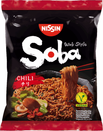 Nissin Soba instant tésztaétel chili ízesítéssel 109g