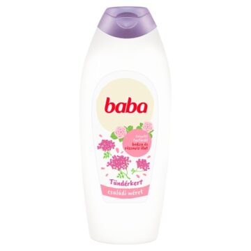 BABA tusfürdő 750 ml Tündérkert bodza és rózsavíz
