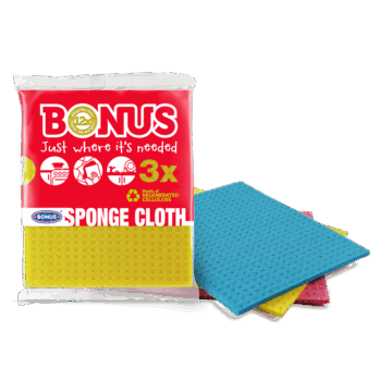 Bonus Szivacsos kendő 3 db