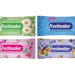 Freshmaker Floral nedves törlőkendő  15 lap