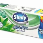 Sindy papírzsebkendő 3 rétegű 100 db Aloe Vera