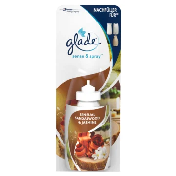 Glade Sense&Spray utántöltő 18 ml Sensual szantálfa és jázmin