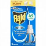 Raid Elektromos szúnyogirtó utántöltő folyadék 27 ml illatmentes 45 éjszakás