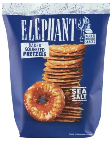 ELEPHANT chips tallér 80g sós