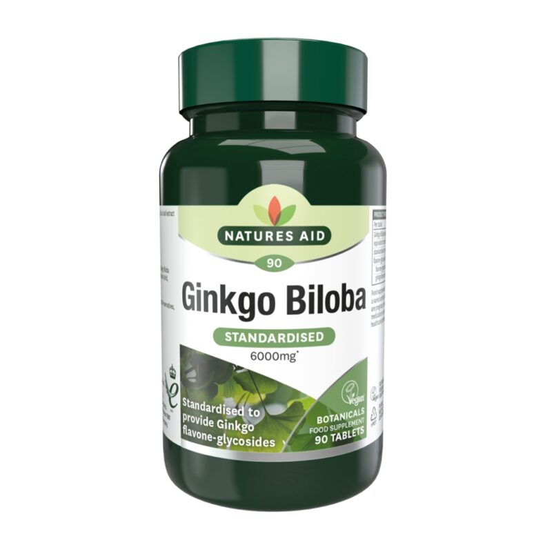 Natures Aid Ginkgo Biloba 120 mg kivonat tabletta 90 db
