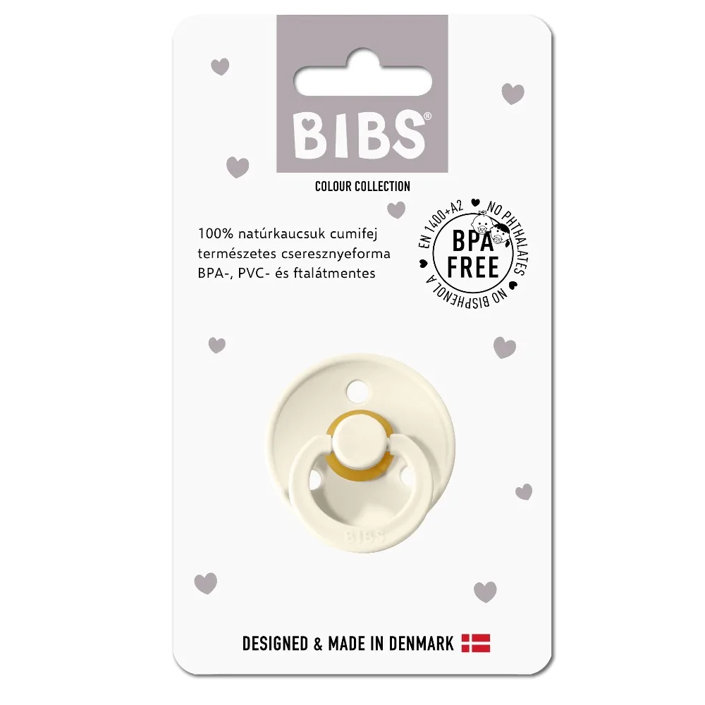 BIBS játszócumi - Colour natúr kaucsuk 18-36 hó krémfehér 1 db tasakban - Image 3