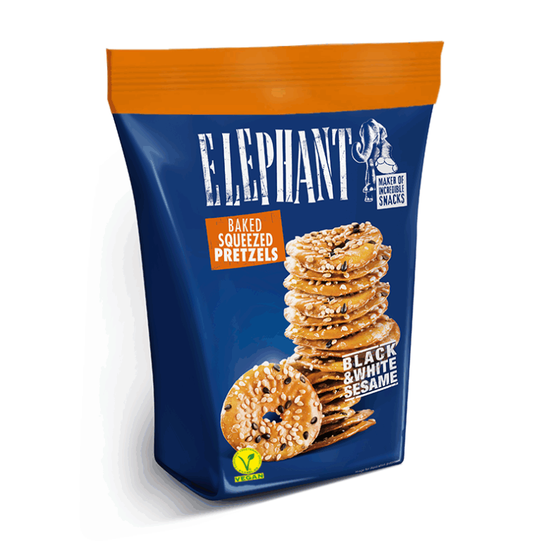 ELEPHANT chips tallér 80g szezámos