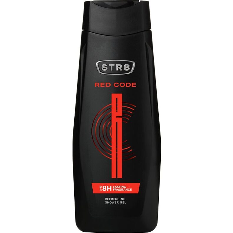 STR8 Red Code frissítő tusfürdő 400 ml