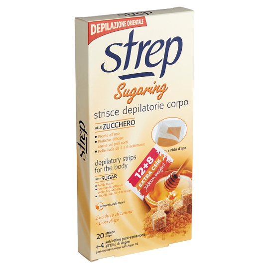 STREP GYANTACSÍK TESTRE SUGARING BODY STRIPS 20TEM R21