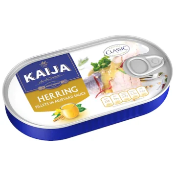 KAIJA hering filé 170g mustár.